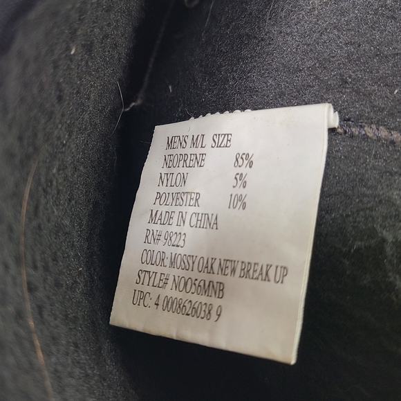 Game Winner Decoy Elbow Length Camo Hunting Gloves Textured Grip Men's Size M/L - Picture 6 of 7